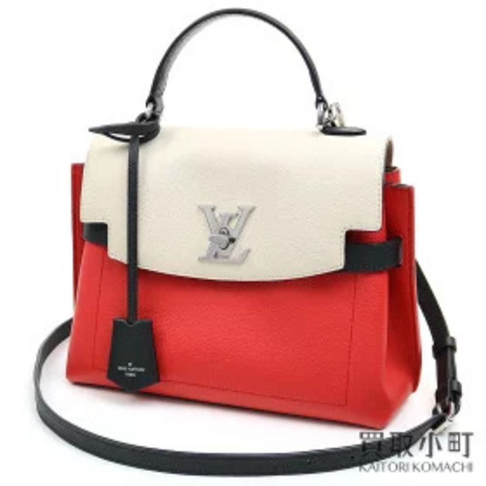 Louis Vuitton Lockme Ever Quartz Kabuki Black Calfskin LV Twist Lock Handbag